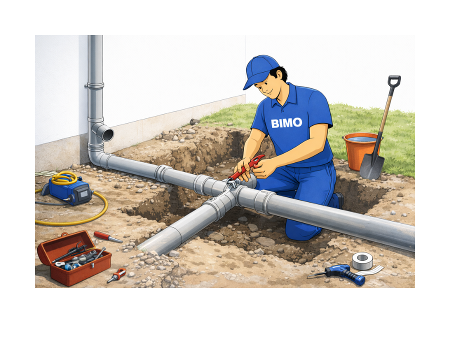 Intervention BIMO - canalisations