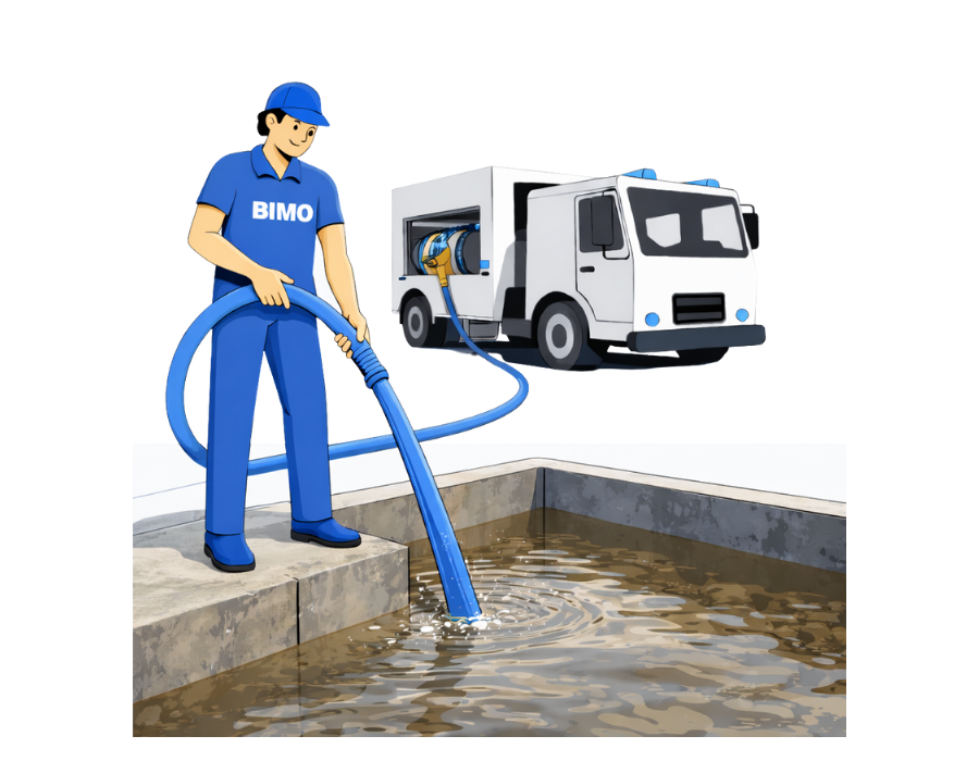 Intervention BIMO - pompage